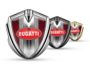Bugatti Emblem Silikon Abzeichen Moderner Look High-End Stil